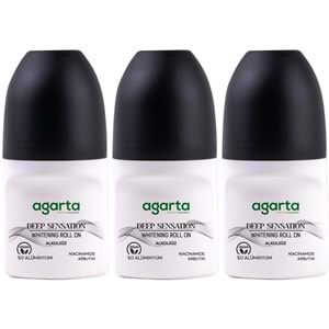 Agarta Roll-On Erkek 50 ML Patchoulı Deep Sensatıon (24 Saat Etkili Ter Kokusu Önleyici) (3 Lü Set)