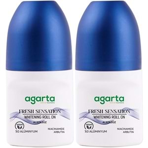 Agarta Roll-On Erkek 50 ML Fresh Sensatıon (24 Saat Etkili Ter Kokusu Önleyici) (2 Li Set)