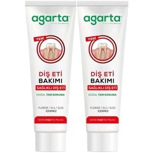 Agarta Doğal Tam koruma Diş Macunu 90 ML Diş Eti Bakımı & Plak Karşıtı (2 Li Set)