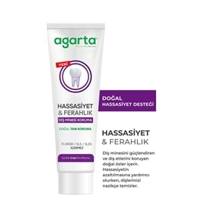 Agarta Doğal Tam koruma Diş Macunu 90 ML Hassasiyet & Ferahlık (6 Lı Set)