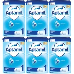 Nutrıcıa Aptamil 800GR Bebek Sütü No:1 (0-6 Ay) Doğumdan İtibaren (6 Lı Set)