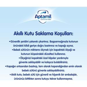 Nutrıcıa Aptamil 800GR Bebek Sütü No:1 (0-6 Ay) Doğumdan İtibaren (6 Lı Set)