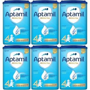 Nutrıcıa Aptamil Pronutra 800GR Devam Sütü No:4 (1-2 Yaş) (6 Lı Set)