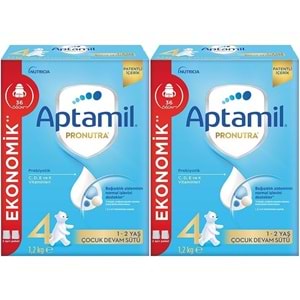 Nutrıcıa Aptamil Pronutra 1200GR Devam Sütü No:4 (1-2 Yaş) (2 Li Set)