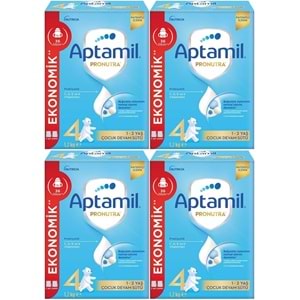 Nutrıcıa Aptamil Pronutra 1200GR Devam Sütü No:4 (1-2 Yaş) (4 Lü Set)