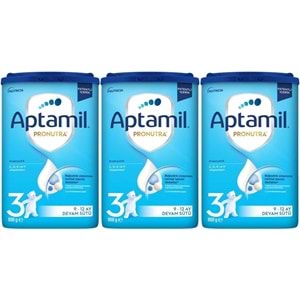 Nutrıcıa Aptamil Pronutra 800GR Devam Sütü No:3 (9-12 Ay) (3 Lü Set)