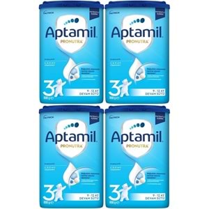 Nutrıcıa Aptamil Pronutra 800GR Devam Sütü No:3 (9-12 Ay) (4 Lü Set)