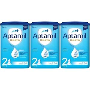 Nutrıcıa Aptamil Pronutra 800GR Devam Sütü No:2 (6-12 Ay) (3 Lü Set)