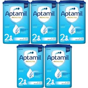 Nutrıcıa Aptamil Pronutra 800GR Devam Sütü No:2 (6-12 Ay) (5 Li Set)