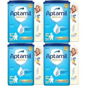 Nutrıcıa Aptamil Pronutra 800GR Devam Sütü No:5 (2-3 Yaş) + Islak Mendil Hediye (4 Lü Set)
