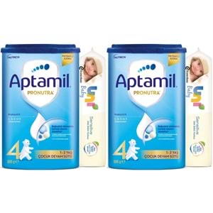 Nutrıcıa Aptamil Pronutra 800GR Devam Sütü No:4 (1-2 Yaş) + Islak Mendil Hediye (2 Li Set)