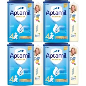 Nutrıcıa Aptamil Pronutra 800GR Devam Sütü No:4 (1-2 Yaş) + Islak Mendil Hediye (4 Lü Set)