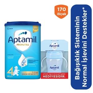 Nutrıcıa Aptamil Pronutra 800GR Devam Sütü No:4 (1-2 Yaş) + Suluk Hediye (6 Lı Set)