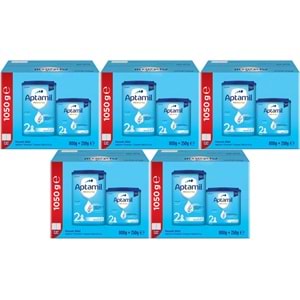 Nutrıcıa Aptamil Pronutra 1050GR (800+250GR) Devam Sütü No:2 (6-9 Ay) Avantaj Pk (5 Li Set)