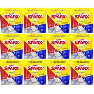 Asperox Sparx Bulaşık Makinesi Kapsülü 360 Adet Hepsi 1 Arada (Sirke-Limon-Karbonatlı) (12PK*30)