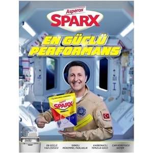 Asperox Sparx Diamond Bulaşık Makinesi Deterjanı Kapsül Tablet Hepsi 1 Arada 360 Adet (6PK*60)