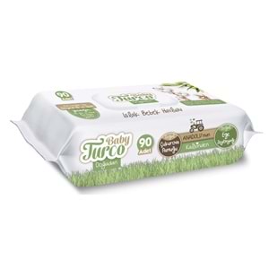 Baby Turco Islak Havlu Mendil Yenidoğan 90 Yaprak Doğadan 18 Li Set 1620 Yaprak Plastik Kapaklı