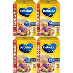 Bebelac 800GR No:3 Devam Sütü (9-12 Ay) (4 Lü Set)
