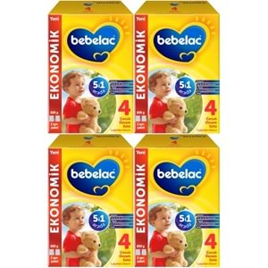 Bebelac 800GR No:4 Devam Sütü (1+ Yaş) (4 Lü Set)