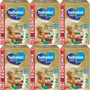 Bebelac Gold 800GR No:2 Devam Sütü (6-9 Ay) (6 Lı Set)