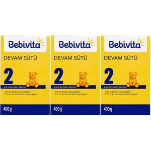 Bebivita Bebek Sütü 400GR No:2 (6-12 Ay) (3 Lü Set)