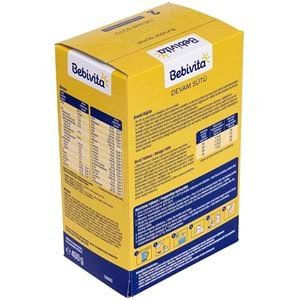 Bebivita Bebek Sütü 400GR No:2 (6-12 Ay) (6 Lı Set)