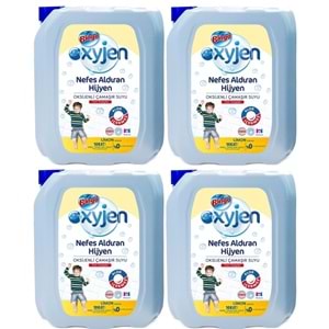 Bingo Çamaşır Suyu 3240ML Oksijenli Limon Kokulu (4 Lü Set)