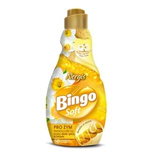 Bingo Soft Çamaşır Yumuşatıcı Konsantre 1440ML Nergis (3 Lü Set)