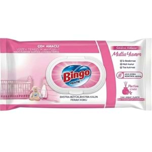 Bingo Clean Yüzey Temizlik Havlusu 96 Yaprak Sevilen Kokular Mutlu Yuvam (2 Li Set) 192 Yaprak