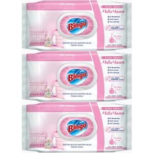 Bingo Clean Yüzey Temizlik Havlusu 96 Yaprak Sevilen Kokular Mutlu Yuvam (3 Lü Set) 288 Yaprak