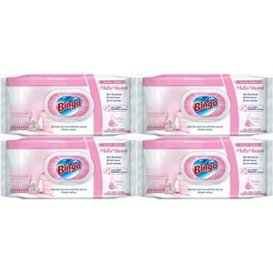 Bingo Clean Yüzey Temizlik Havlusu 96 Yaprak Sevilen Kokular Mutlu Yuvam (4 Lü Set) 384 Yaprak