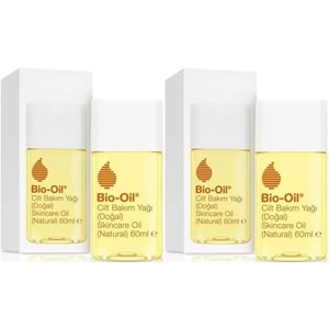 Bio-Oil %100 Natural Çatlak Karşıtı & Leke Karşıtı Nemlendirici Doğal Cilt Bakım Yağı 60ML (2Li Set)