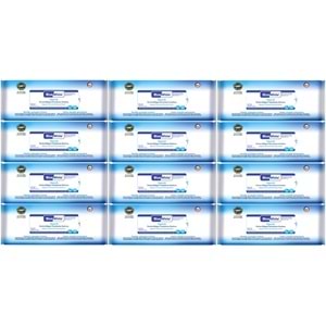 BlueWhite Yetişkin Hasta Perine Bölgesi Temizleme Mendil-Havlusu (12 li set) 50 Yaprak Hijyenik