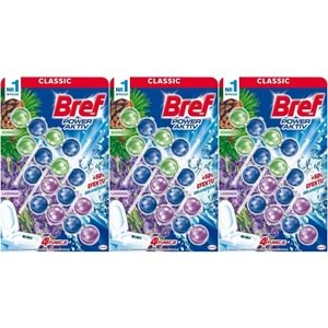 Bref Power Aktiv Klozet Bloğu Çam ve Lavanta Kokulu (12 Li Set) (3PK*4)