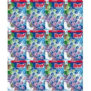 Bref Power Aktiv Klozet Bloğu Çam ve Lavanta Kokulu (48 Li Set) (12PK*4)