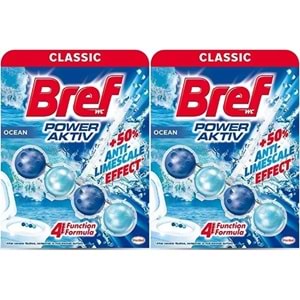 Bref Power Aktiv Klozet Bloğu Okyanus Kokulu (2 Li Set) (2PK*1)