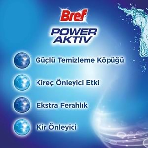 Bref Power Aktiv Klozet Bloğu Okyanus Kokulu (2 Li Set) (2PK*1)