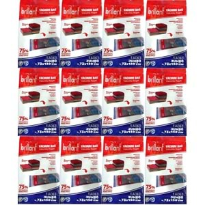 Brillant Vakumlu Poşet/Hurç 73*130CM Jumbo (İç Adet 1) (12 Li Set)