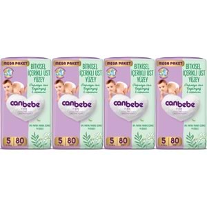 Canbebe Bebek Bezi Beden:5 (11-18KG) Junior 320 Adet Mega Avantaj Fırsat Pk