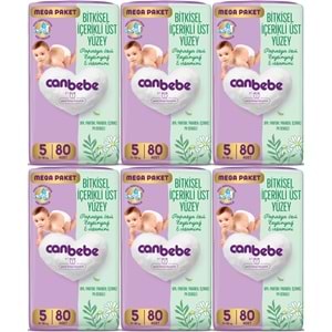 Canbebe Bebek Bezi Beden:5 (11-18KG) Junior 480 Adet Mega Ekstra Fırsat Pk