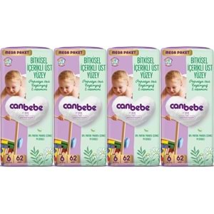 Canbebe Bebek Bezi Beden:6 (15-27KG) Exstra Large 248 Adet Mega Avantaj Fırsat Pk