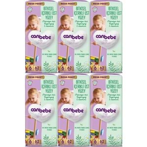 Canbebe Bebek Bezi Beden:6 (15-27KG) Exstra Large 372 Adet Mega Ekstra Fırsat Pk