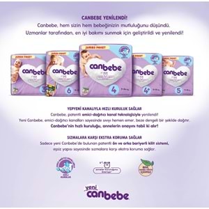 Canbebe Bebek Bezi Beden:6 (15-27Kg) Extra Large 64 Adet Ekonomik Fırsat Pk