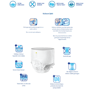 Canped Emici Külot Hasta Yetişkin Bezi L - Büyük - Large 120 Adet