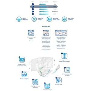 Canped Hasta Bezi Yetişkin Bel Bantlı Polietilen M - Orta - Medium 90 Adet