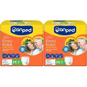 Canped Emici Külot Hasta Bezi M - Orta 18 Adet (2PK*9)