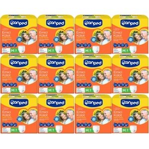 Canped Emici Külot Hasta Bezi M - Orta 108 Adet (12PK*9)