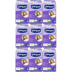 Canped Yetişkin Yatak Koruyucu Örtü 60*90 CM 90 Adet (9PK*10)