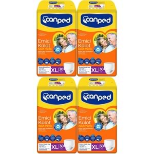 Canped Emici Külot Hasta Yetişkin Bezi XL - Ekstra Büyük - Extra Large 120 Adet