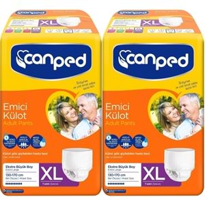 Canped Emici Külot Hasta Bezi XL-Extra Large Büyük Adet 14 (2PK*7)